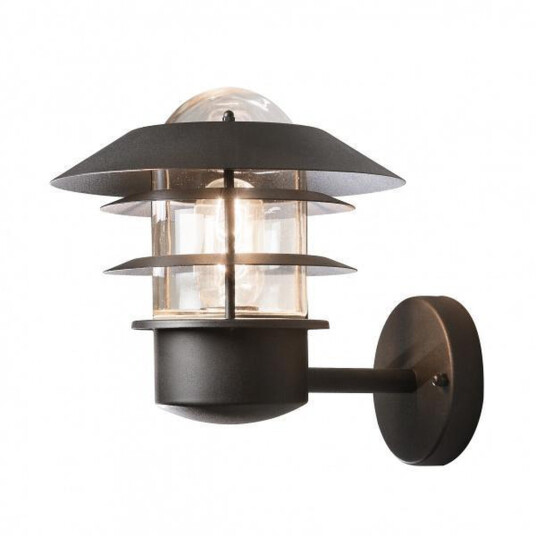 Konstsmide Modena vegglampe opp E27 Svart