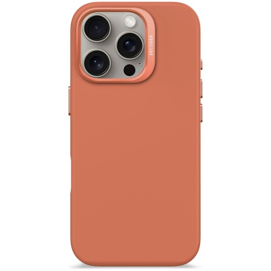 Decoded BackCover MagSafe Silikondeksel til iPhone 16 Pro   Sandstone
