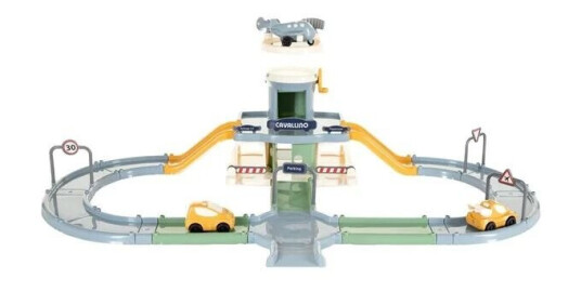 Cavallino Toys Cavallino Airport with Parking Garage and Street Pastel Colors