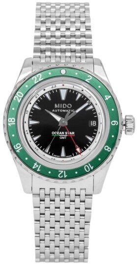 Mido Herreklokke M026.829.11.051.01 Ocean Star Sort/Tekstil Ø40.5 mm