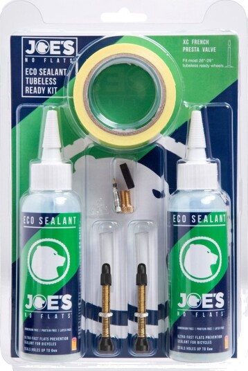 Joe's No Flats Tubeless Kit 25 MM Eco Sealant