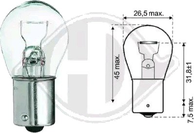 Lyspære, blinklys DIEDERICHS LID10047