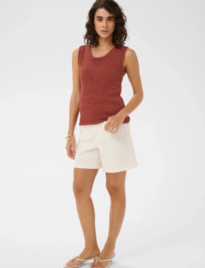 Kaffe Kasilivia Top Brown XXL