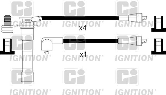 Tennplugg kabelsett QUINTON HAZELL XC446