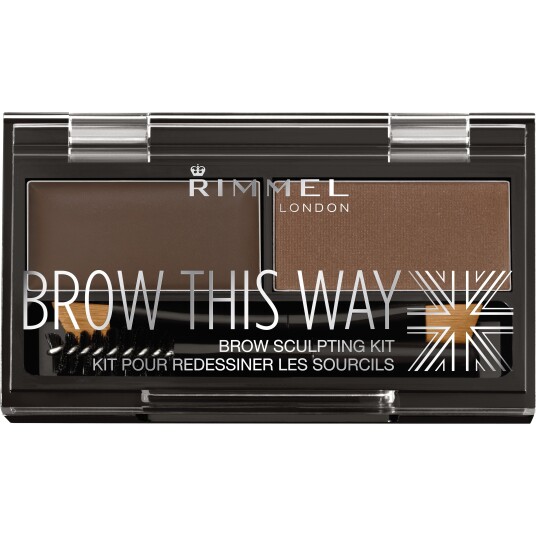 Rimmel Brow This Way Eyebrow Powder Kit 003 Dark Brown