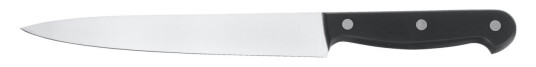 PULSIVA Laksekniv POM; Bladlengde 20 cm, 32 cm (L); Svart