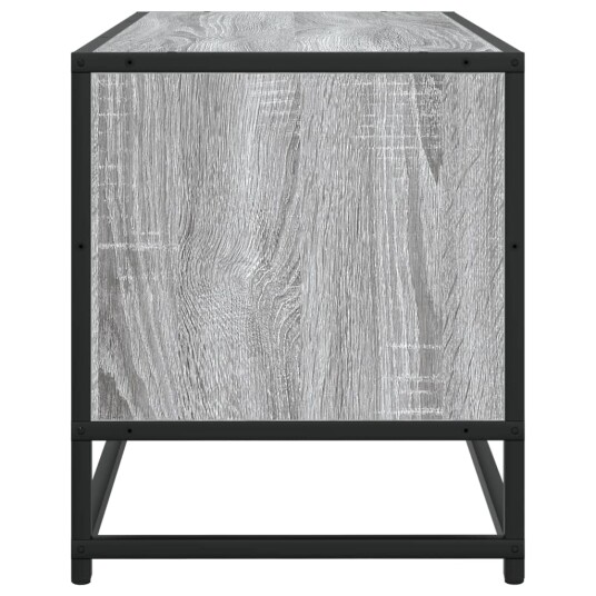TV-benk grå sonoma 80x34,5x40 cm konstruert tre og metall 8721102838712 TV-benk grå sonoma 80x34,5x40 cm konstruert tre og metall 8721102838712