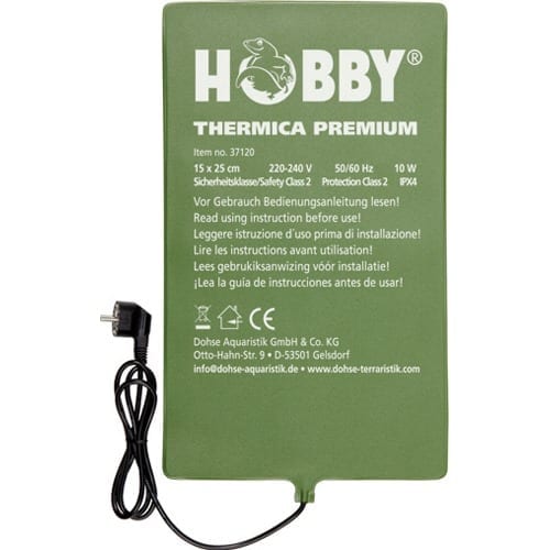 Hobby By Dohse Thermica premium varmematte, 10, 20 el. 30W 10 Watt, 15x25 cm