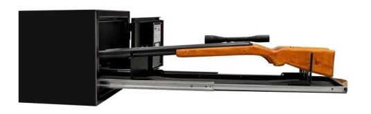 Våpenskap Scandinavian Safe SP45EL Svart Liggende