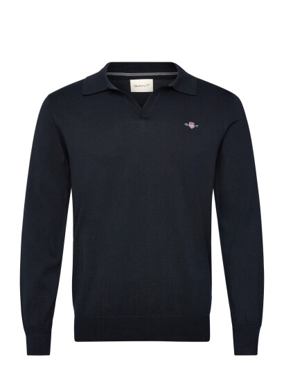 GANT Classic Cotton Polo Navy M GANT Classic Cotton Polo Navy M