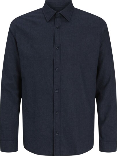 Jack and Jones Junior Field Melange Shirt Long Sleeve Blå 128
