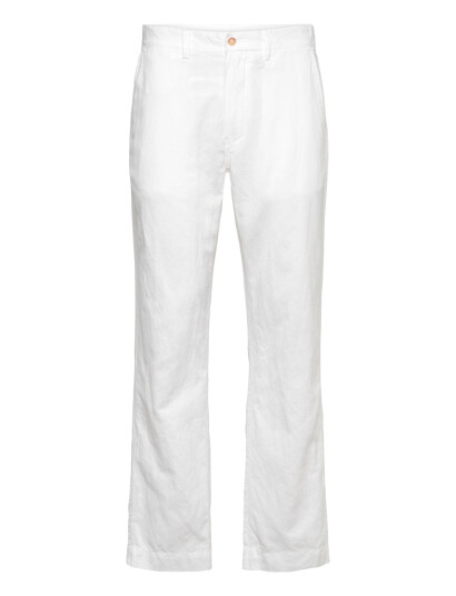 Polo Ralph Lauren Bedford Classic Fit Linen Cotton Pant White 33 x 32