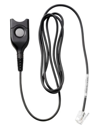 Epos Cstd 01-1 Standard Headset Connection Cable 100Cm With Easydisconnect To Modularplug Rj9 Epos Cstd 01-1 Standard Headset Connection Cable 100Cm With Easydisconnect To Modularplug Rj9