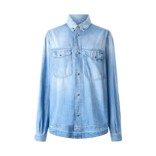 Roberto Cavalli Herre Skjorter Blå XL, Roberto Cavalli Herre Skjorter Blå XL,
