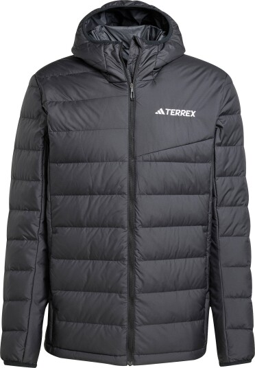 Adidas Men's Multi Light Down Hooded Jacket Black XL Adidas Men's Multi Light Down Hooded Jacket Black XL