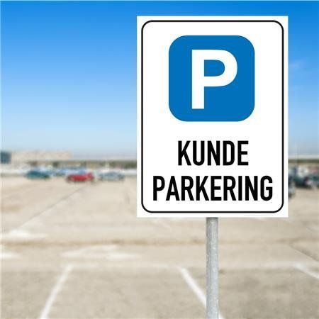 Skilt Parkering Kundeparkering Skilt Parkering Kundeparkering