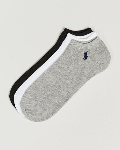 Polo Ralph Lauren 3-Pack Ghost Sock Black/White/Grey