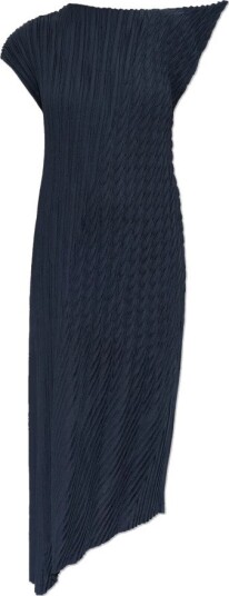 Issey Miyake Dame Kjoler Blå M,