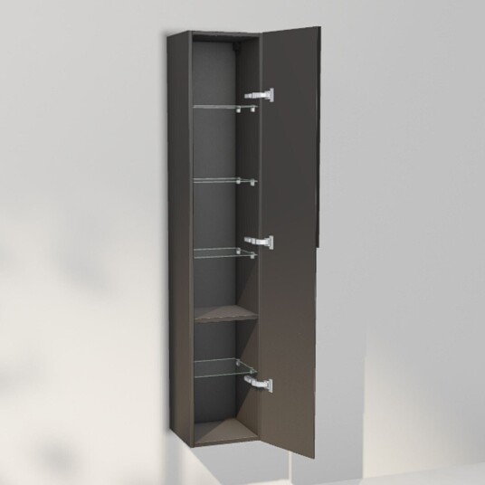 INR Iconic Nordic Rooms Grip 30/30 Høyskap Carbon Grey / 30cm Høyre Hengslet INR Iconic Nordic Rooms Grip 30/30 Høyskap Carbon Grey / 30cm Høyre Hengslet