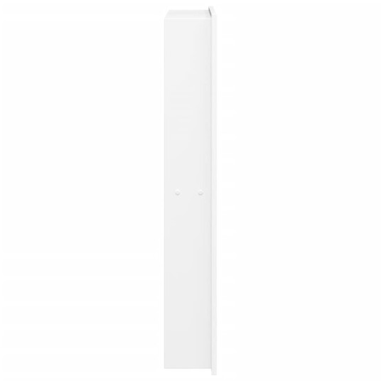 Dusjnisje matt hvit 32x62x9 cm rustfritt stål