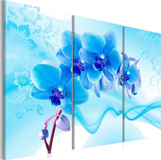 Bilde Ethereal Orchid Blue 120x80 Artgeist sp. z o. o.