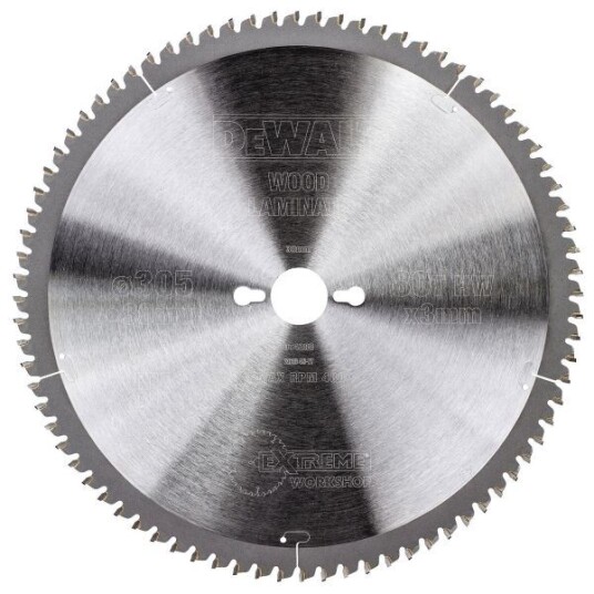 Dewalt DT4288 305 mm Sirkelsagklinge 80 Tenner for Tre Saging
