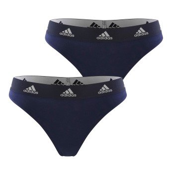 Adidas Truser 2P Underwear Brazilian Thong Marine bomull Medium Dame Adidas Truser 2P Underwear Brazilian Thong Marine bomull Medium Dame