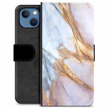 iPhone 13 Premium Lommebok-deksel Elegant Marmor