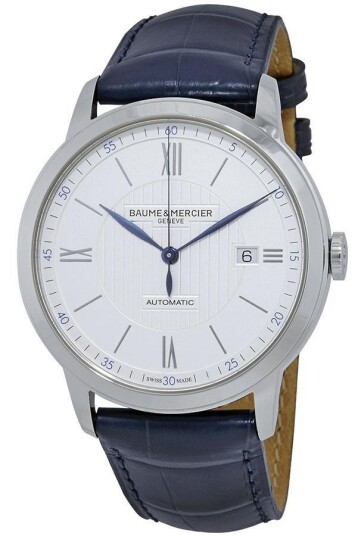 Baume & Mercier Herreklokke M0A10333 Classima Sølvfarget/Lær