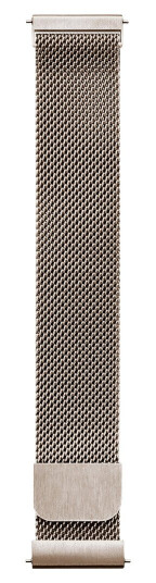 TRIACLE NATURAL REIM MILANESE STEEL UNIVERSAL 22 MM, GULL