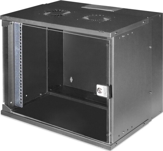 Digitus 9U Veggmonterbar Rackskap RAL 7035 Lysegrå 19"