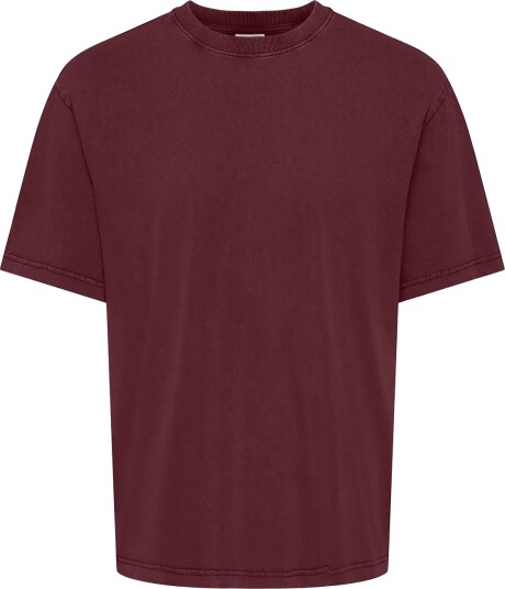 ONLY & SONS Onsfred Life Rlx Ss Washed Tee Burgundy XL