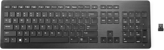 HP Trådløst Premium Tastatur QWERTY - Anodisert Aluminium