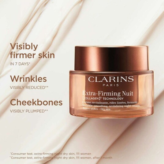Clarins Oppstrammende Nattkrem for Tørr Hud 50 ml Refill Clarins Oppstrammende Nattkrem for Tørr Hud 50 ml Refill