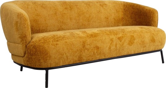 Sofa HOME4YOU Gemala 2,5 seter Gul gul