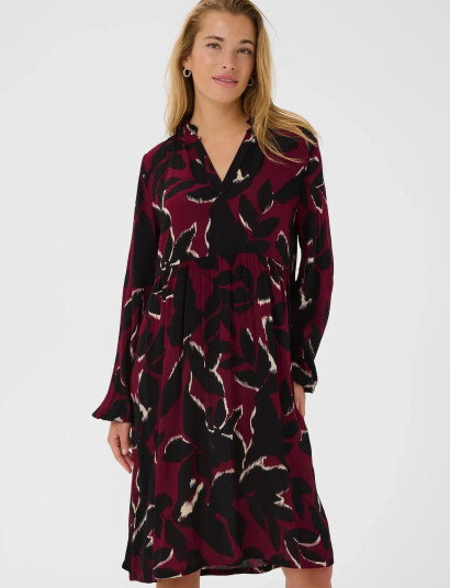 Kaffe Kalisette Amber Dress - Red - 42 Kaffe Kalisette Amber Dress - Red - 42