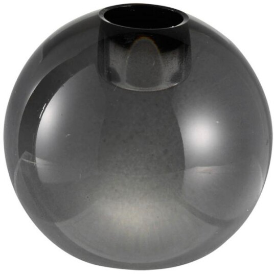 Stiernholm Milano lysestake rund 7x8 cm smoke Stiernholm Milano lysestake rund 7x8 cm smoke