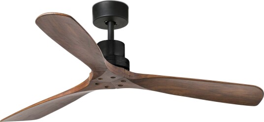 Lantau takvifte Ø 132 cm fjernkontroll valnøtt/svart FARO BARCELONA Lantau Trefarget Stue Tre Moderne 33 Trefarget