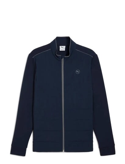 PUMA Golf Cloudspun Fleece Hybrid Jacket - Navy - M