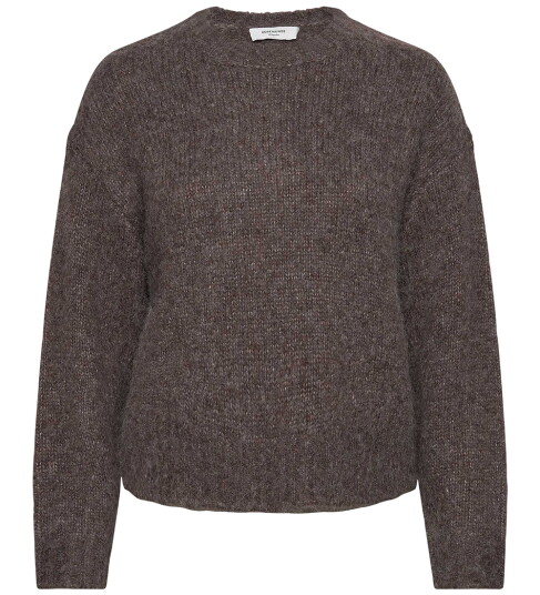 Rosemunde Kids Rktulip Wool Blend Ls Short O-Neck Brown 164 Rosemunde Kids Rktulip Wool Blend Ls Short O-Neck Brown 164
