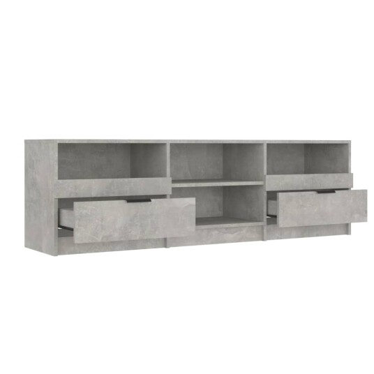 vidaXL TV-benk betonggrå 150x33,5x45 cm konstruert tre