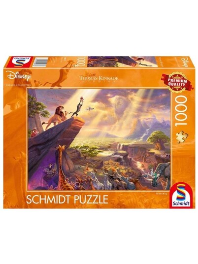 Schmidt Puzzle - Thomas Kinkade: Disney The Lion King (10 Schmidt Puzzle - Thomas Kinkade: Disney The Lion King (10