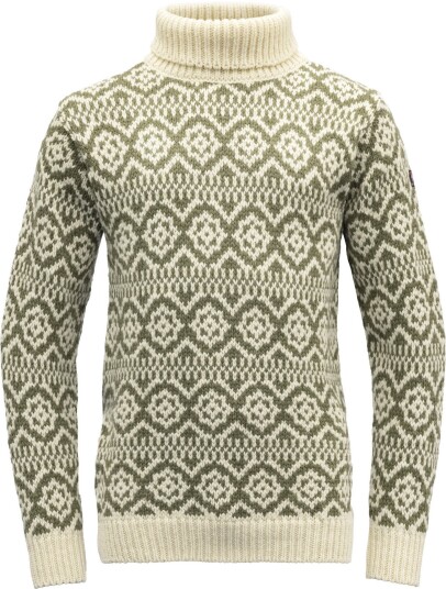 Devold Unisex Hoddevik Wool High Neck M , Off White Devold Unisex Hoddevik Wool High Neck M , Off White