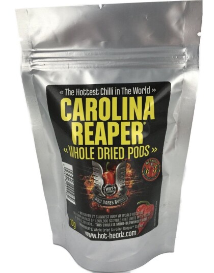 Carolina Reaper Whole Dried Pods   Hele Tørkede Carolina Reaper Chilis   Verdens Sterkeste Chili! Mexico