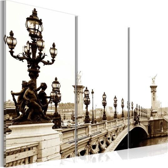 Bilde A Romantic Walk In Paris 120x80 Artgeist sp. z o. o.
