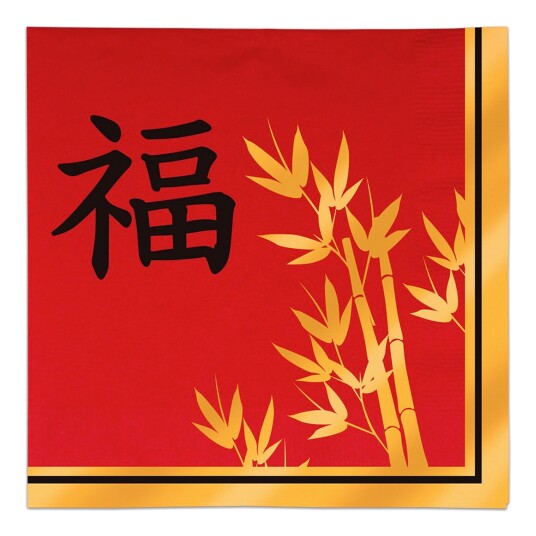 360 Degrees Ltd Servietter Asiatisk - 16-pakning 360 Degrees Ltd Servietter Asiatisk - 16-pakning