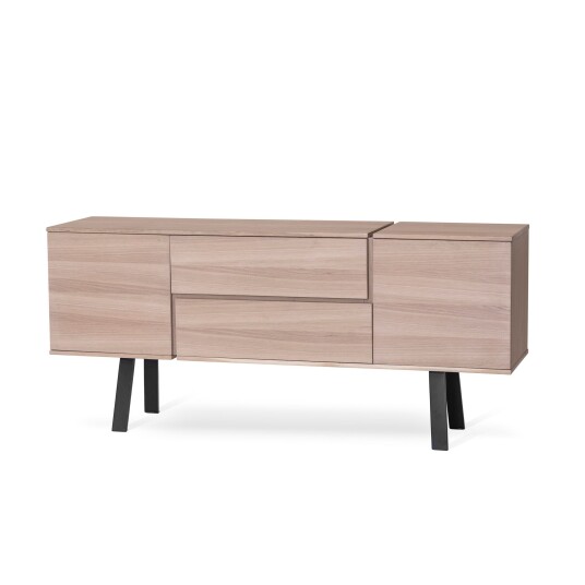 Torkelson Fleet buffet skap Hvitoljet eik 180 x 80 cm Hvit