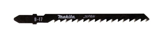 Makita Stikksagblad B17 5 Deler for Tre og Plast - 105 mm