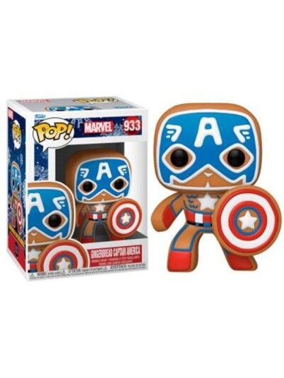 Funko! POP! Marvel: Marvel Holiday - Gingerbread Captain America
