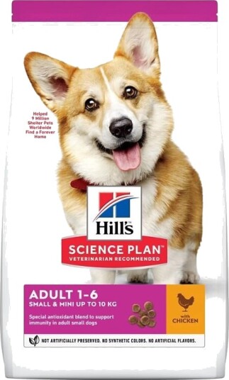 Hill's Science Plan Hundefôr Voksen Small & Mini Kylling 1,5 kg